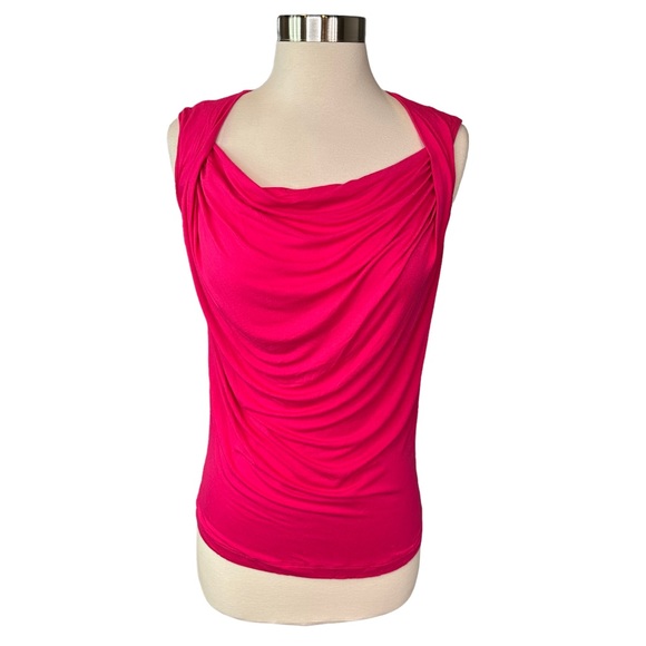 CAbi Blouse Womens Tank Top Stretch Sleeveless Square Neck Pink Small - Picture 1 of 8